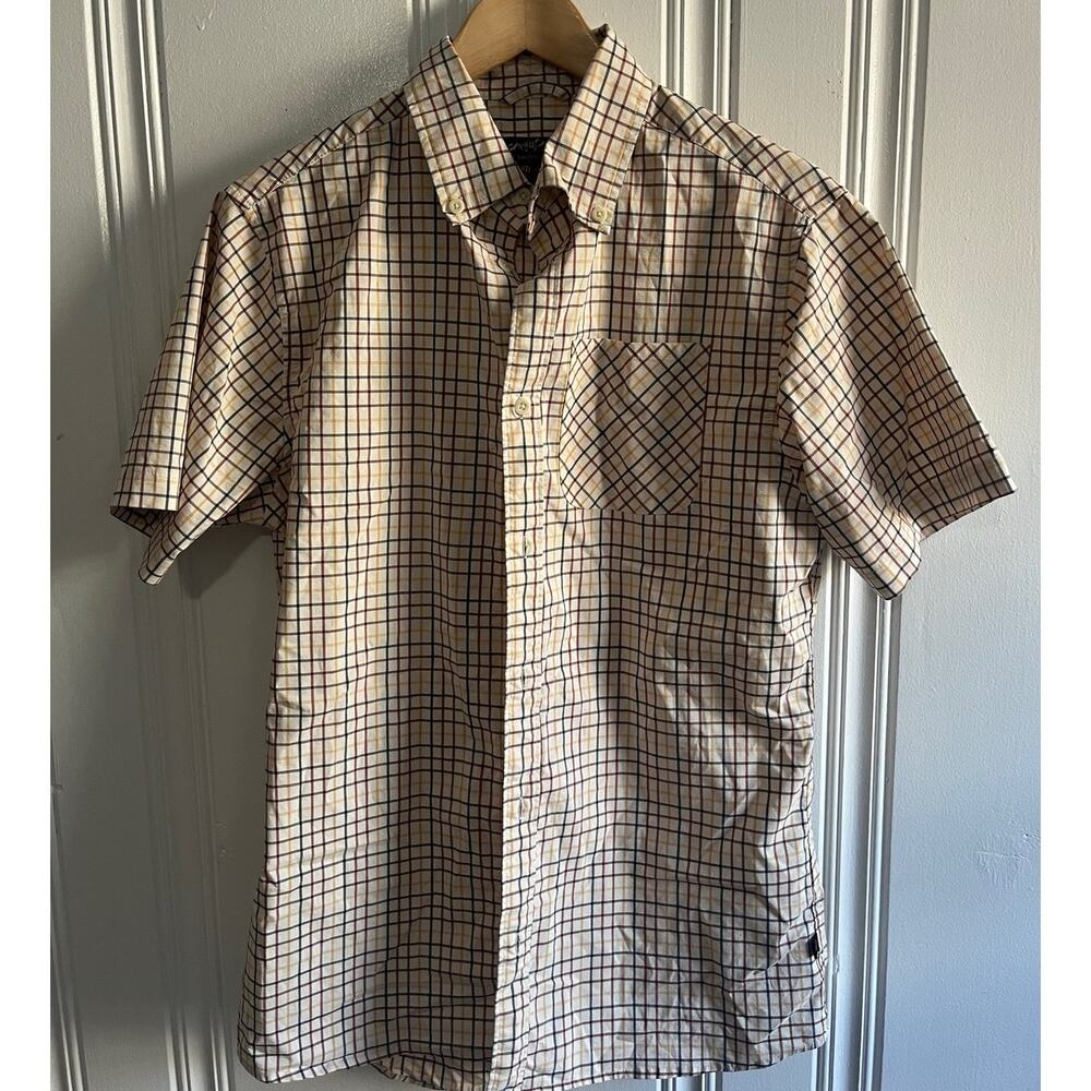 United by blue short sleeve button up size small